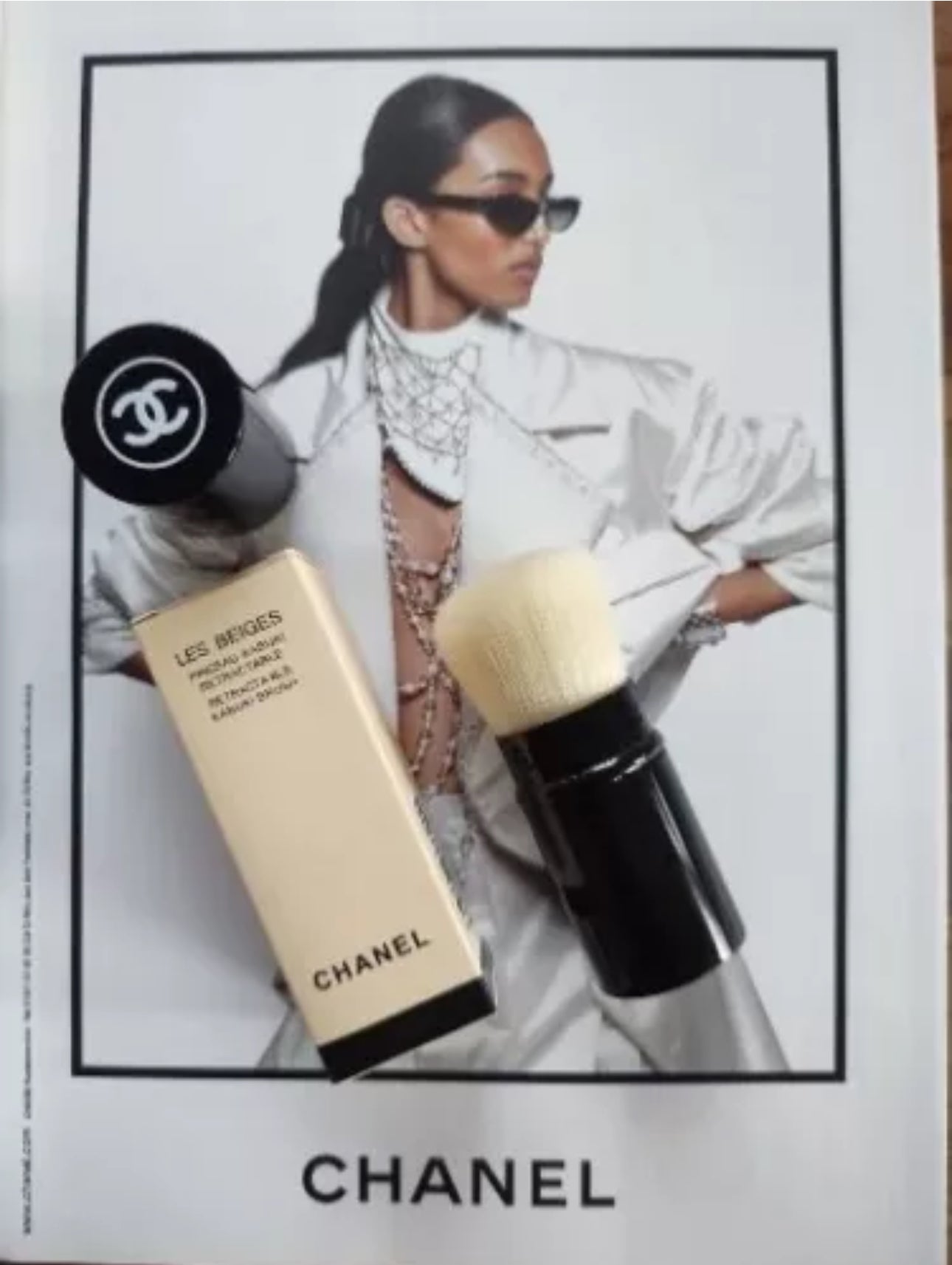 Chanel Pinceau Kabuki, einziehbarer Puder-Pinsel
