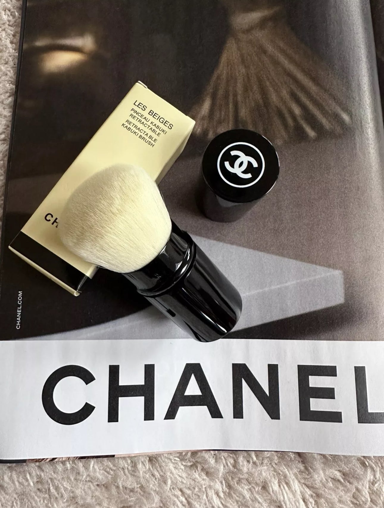 Chanel Pinceau Kabuki, einziehbarer Puder-Pinsel